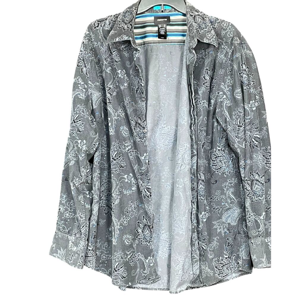 Claiborne long sleeve front button shirt XL size